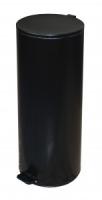 урна с педалью 50 л  черная_100x300